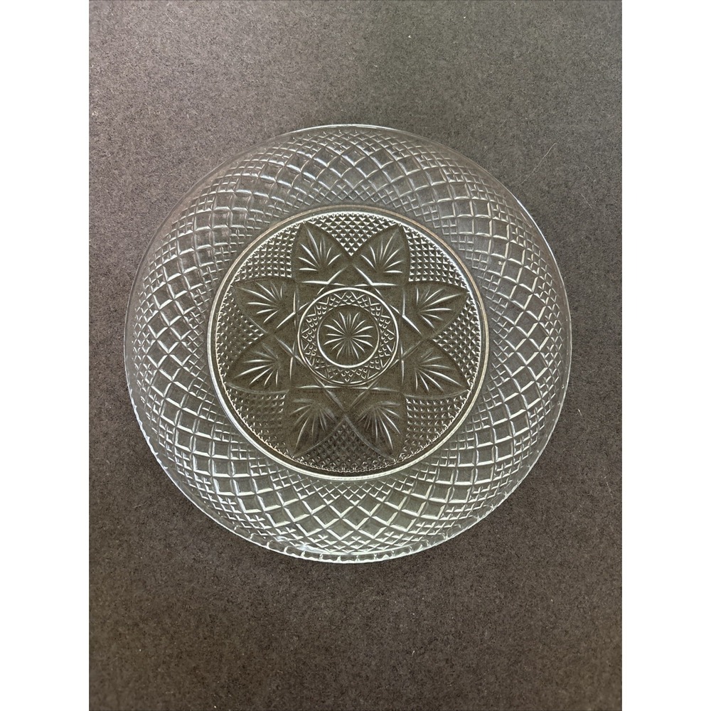 Cristal D'arques ANTIQUE CLEAR Luncheon Plate(s) 8 1/8"‎
